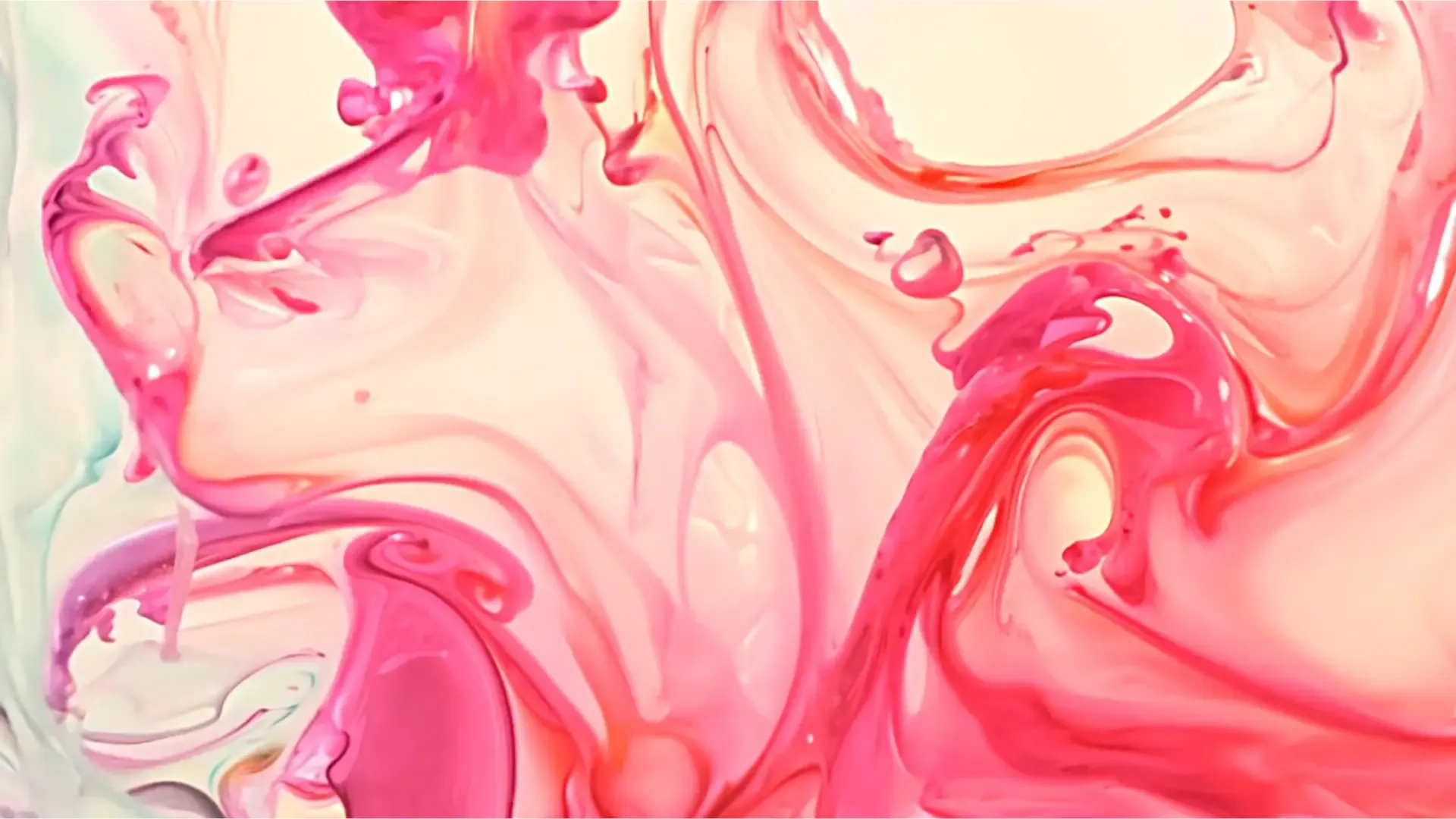 Abstract Fluid Paint Swirl Transition for Creative Promo Intros